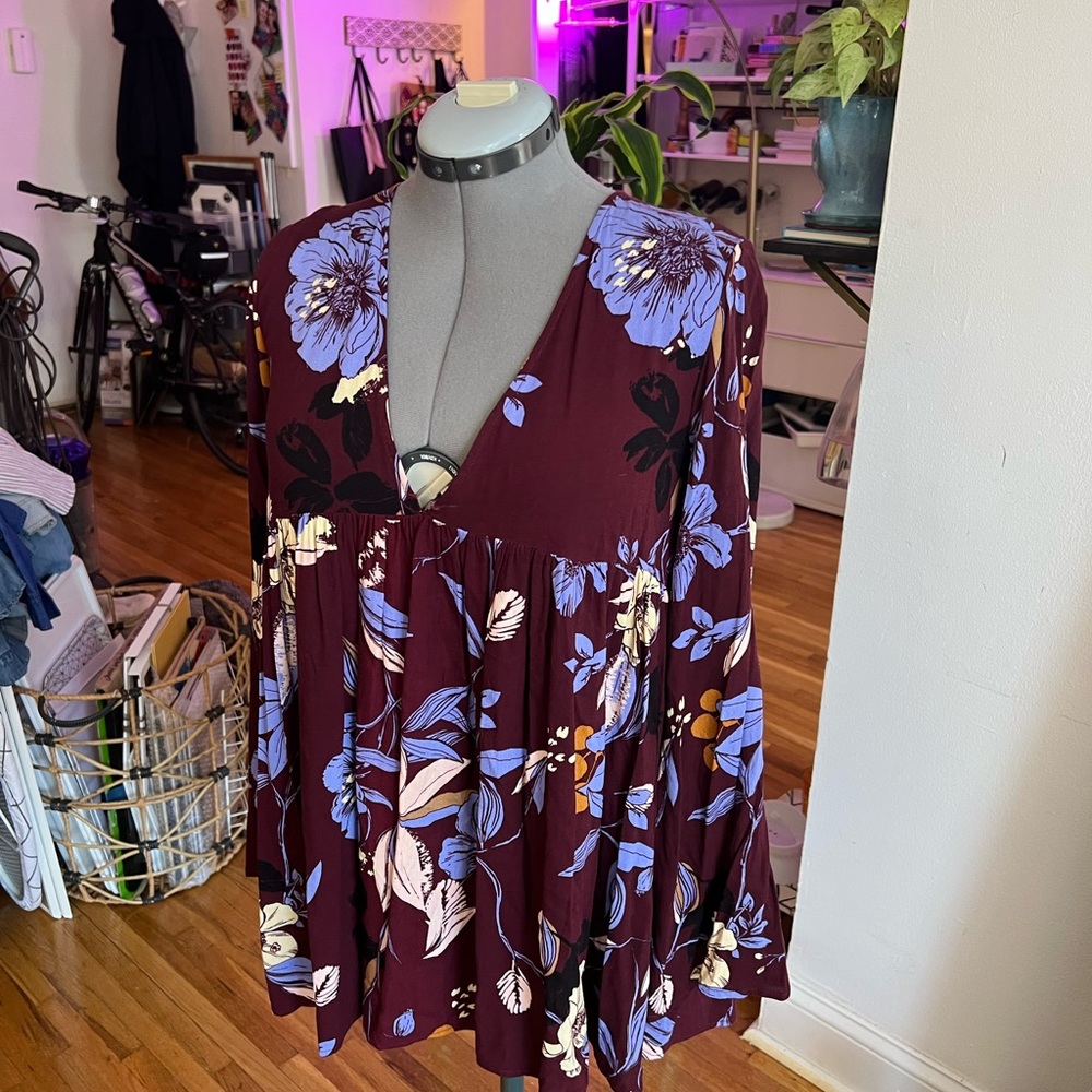 Free People Anthropologie tunic top. Size small/petite